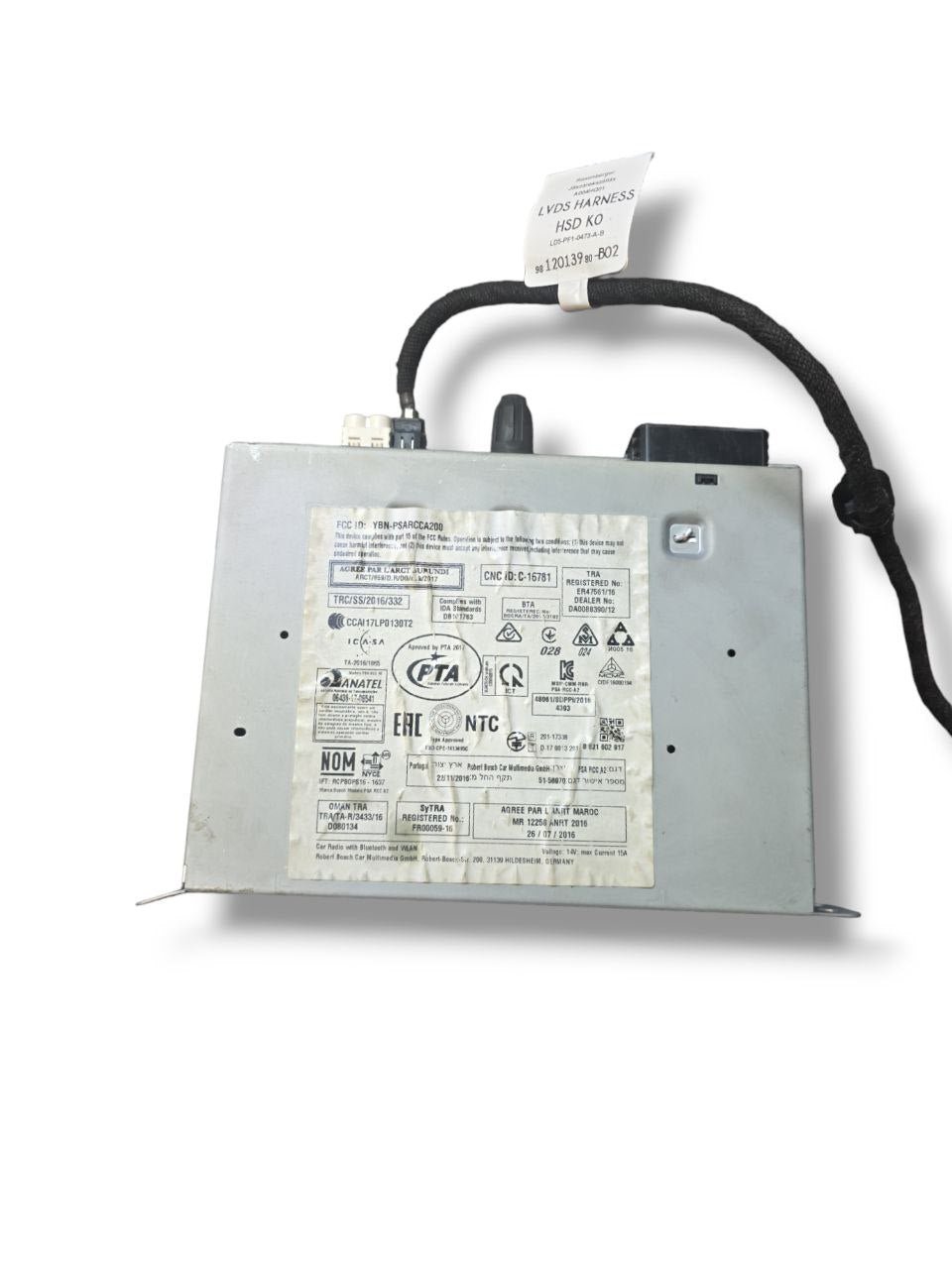 Autoradio / Stereo Peugeot Expert / Jumpy / C3 ( 2016 > ) Cod : 9822730380 - F&P CRASH SRLS - Ricambi Usati