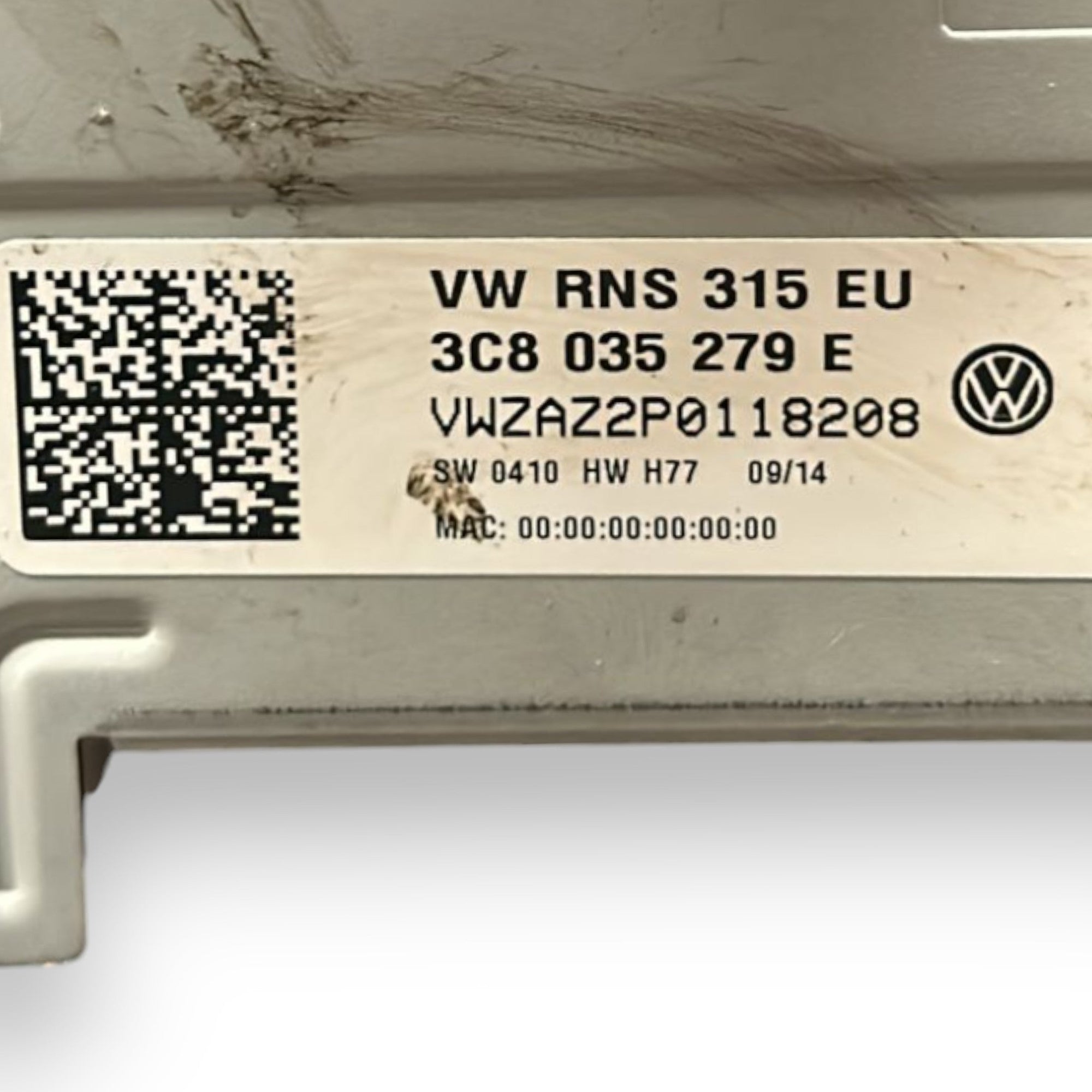 Autoradio Volkswagen Tiguan (5N) (2007 > 2016) cod.3C8035279E - F&P CRASH SRLS - Ricambi Usati