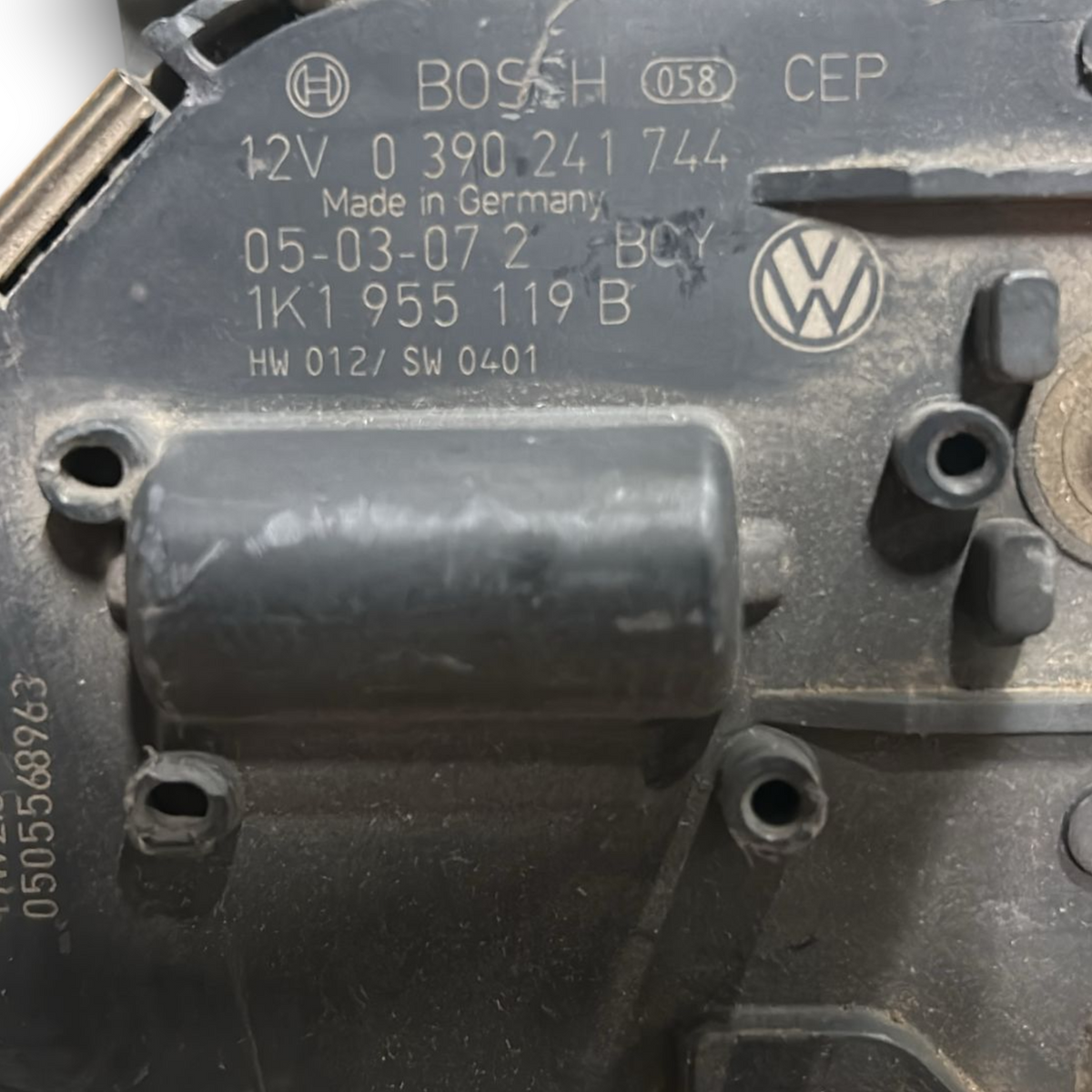 Motorino tergicristalli anteriore volkswagen golf v cod:1k1955119b (2005 > 2008)