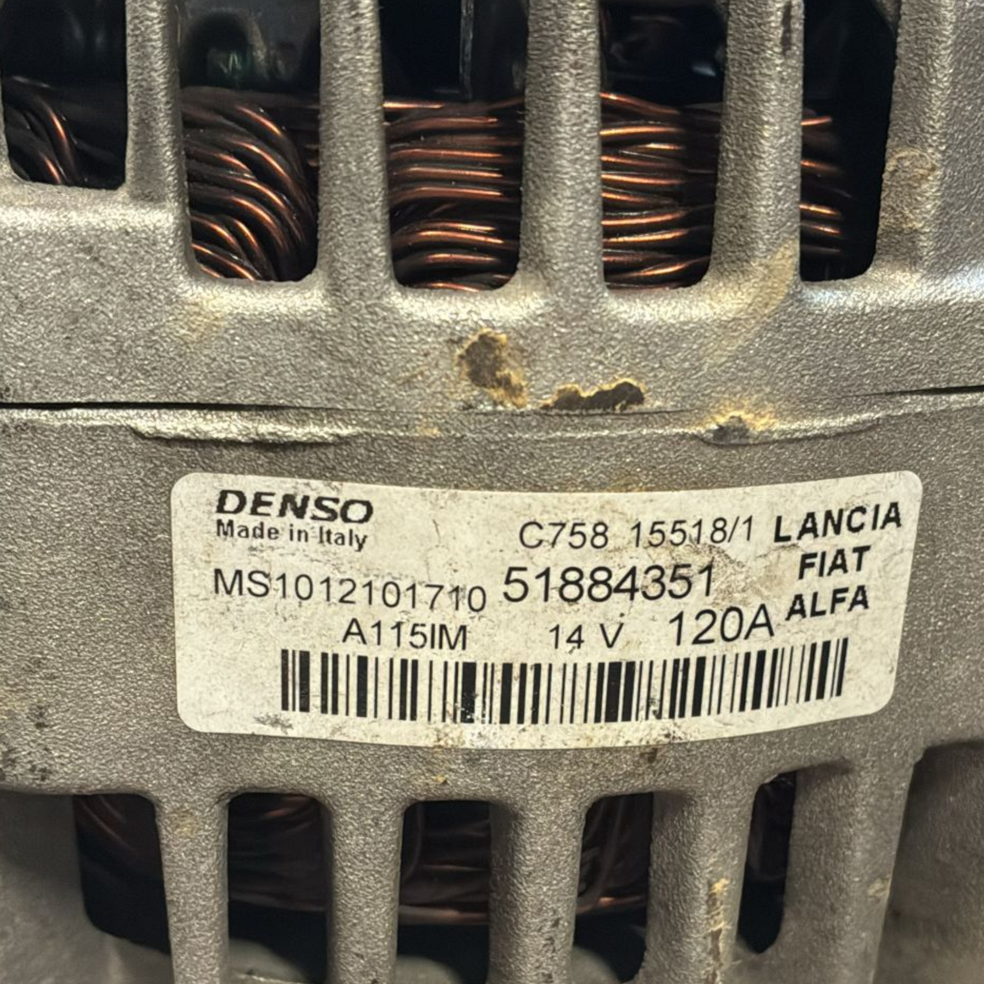 Alternateur alfa romeo giulietta 1.6 diesel code : 51884351 (2010 > 2020) 