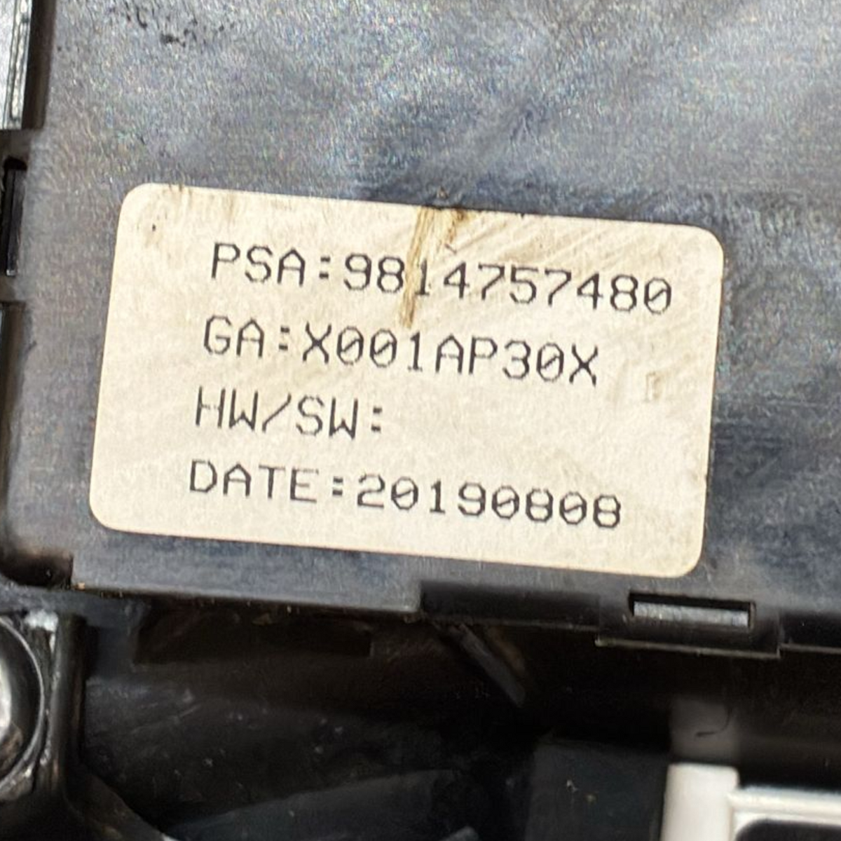 Interior ceiling light peugeot 508 code: 9814757480 (2018 ->) 