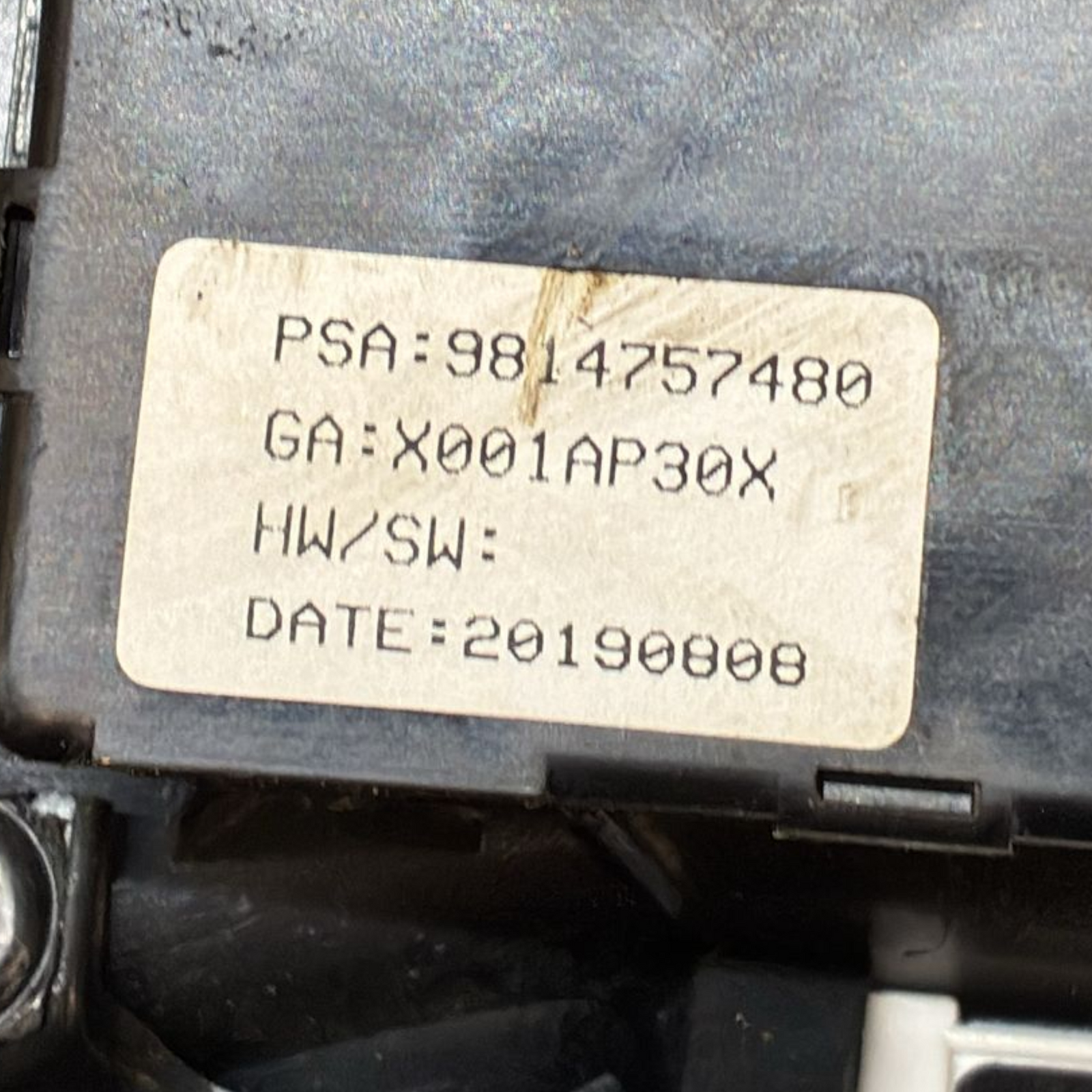 Interior ceiling light peugeot 508 code: 9814757480 (2018 ->) 