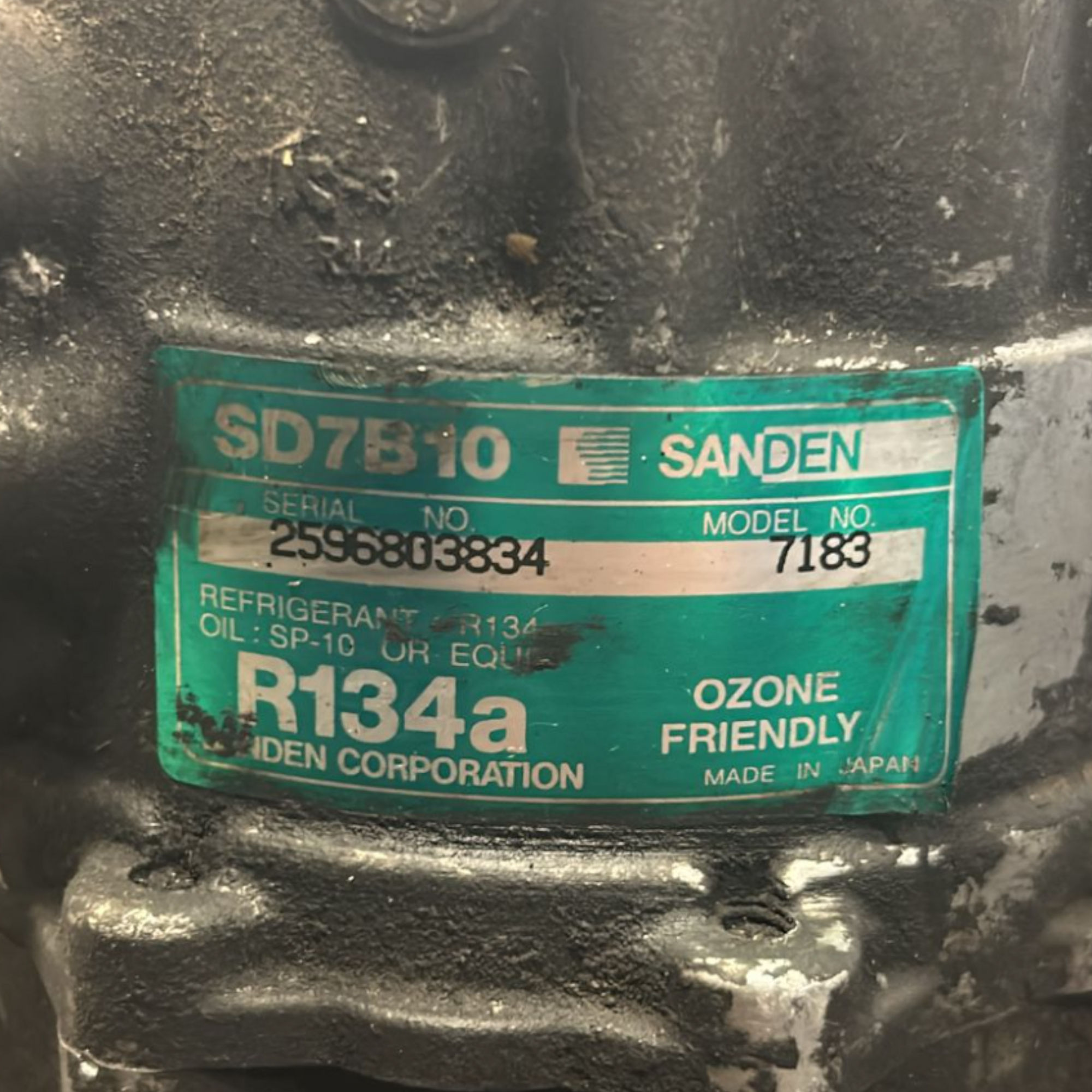 Compressore Aria Condizionata Fiat Panda (169) 1.2 Benzina (2003 > 2012) cod.SD7B10