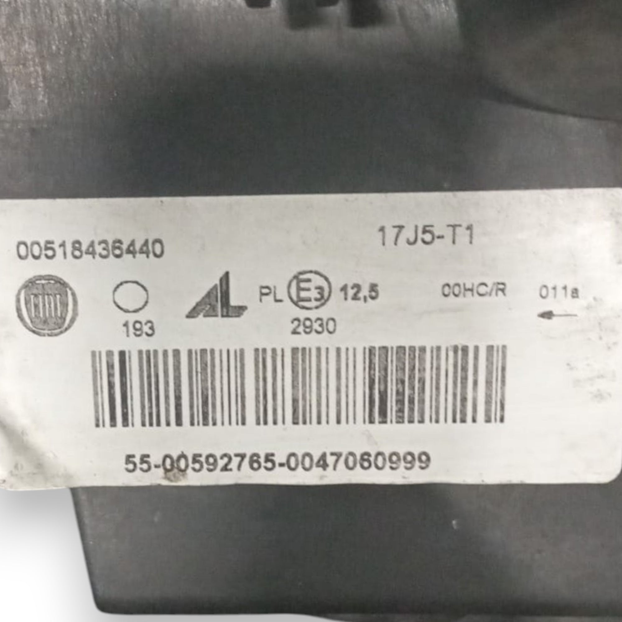 Svetilka / sprednja luč desna fiat panda 312 šif. 00518436440 (2012 >) 