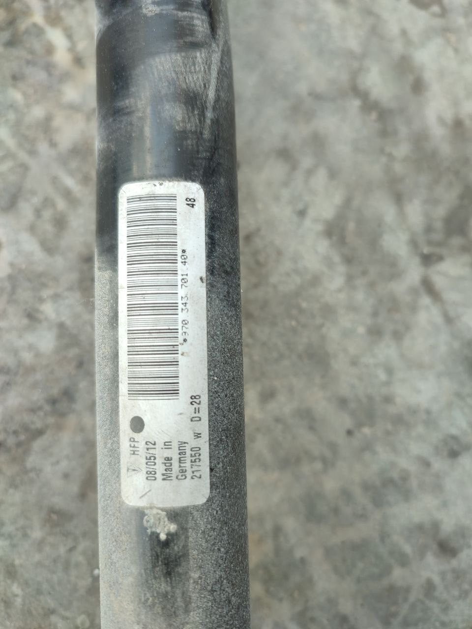 Barra antirollio anteriore Porsche Panamera (970 ) - F&P CRASH SRLS - Ricambi Usati