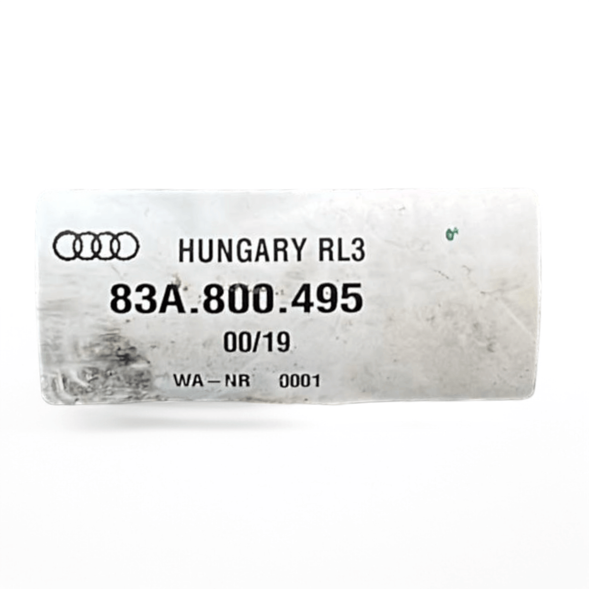 Barra con gancio traino + Cablaggio Audi Q3 F3 (2018 - >) cod.83A800495 - F&P CRASH SRLS - Ricambi Usati