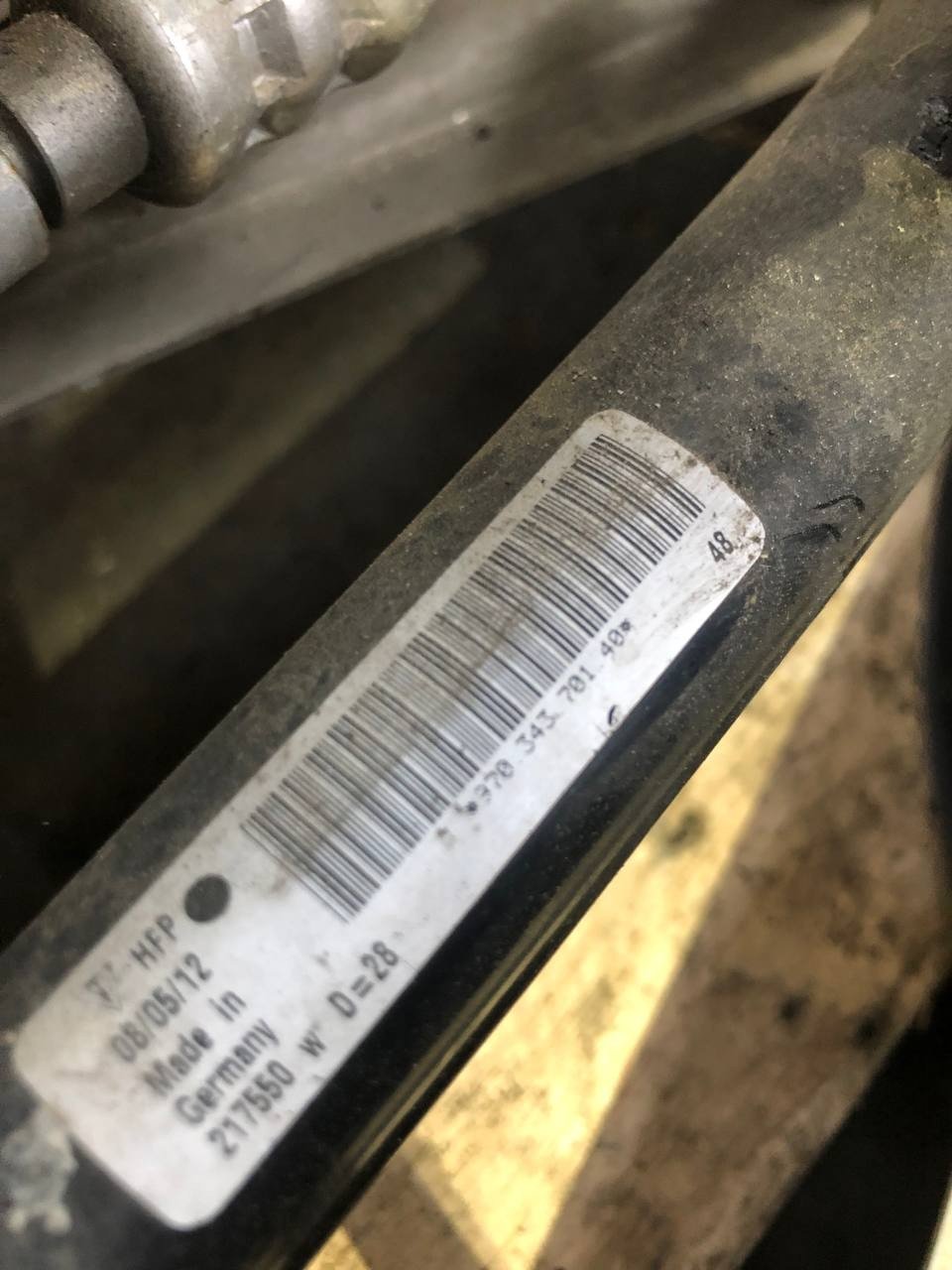 barra stabilizzatrice anteriore porsche panamera (970) 2009 2016 3.0 d 97034370140 - F&P CRASH SRLS - Ricambi Usati