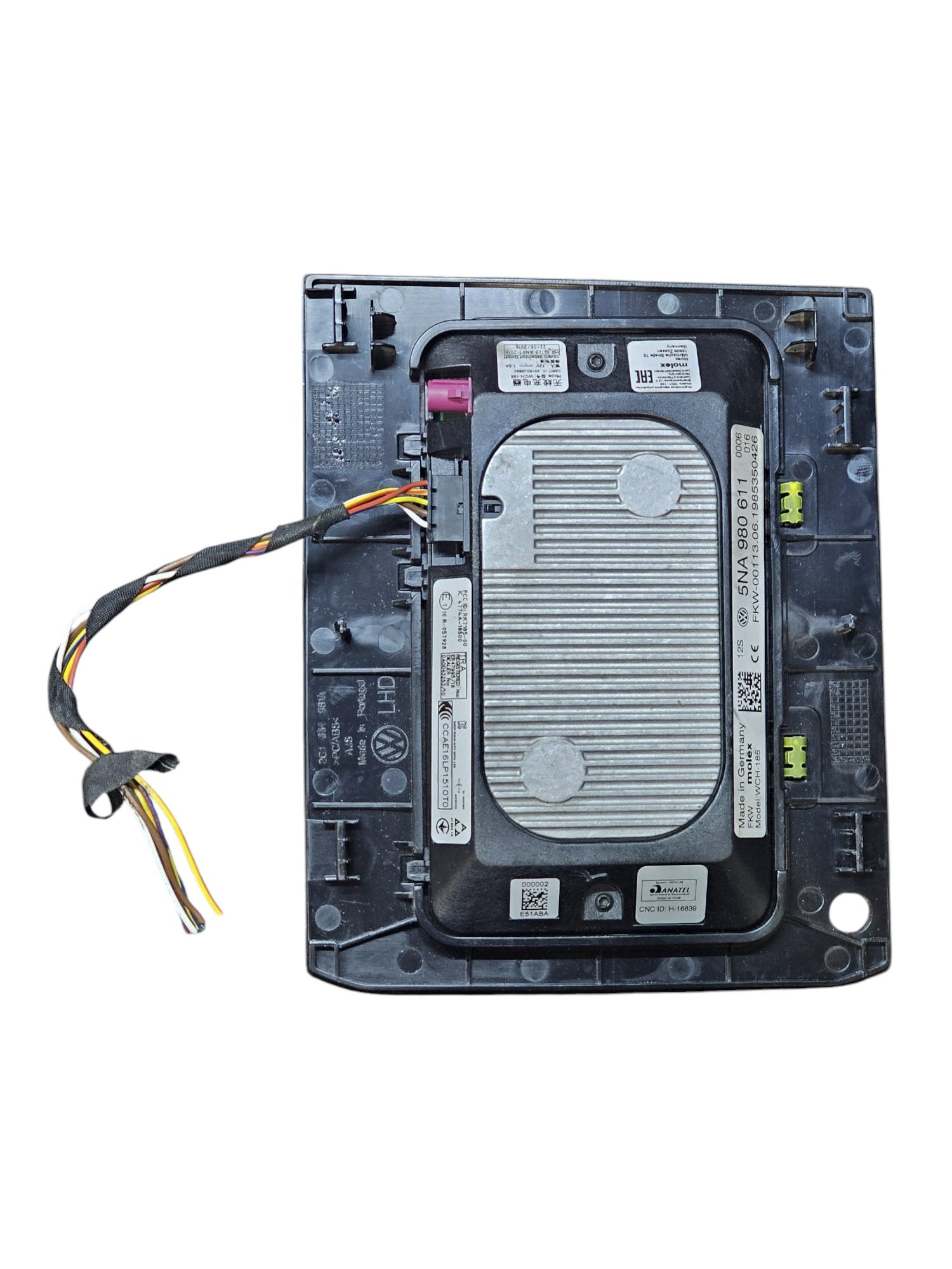 Base Di Ricarica Wireless Volkswagen Polo VI Cod:5NA980611 (2017 - >) - F&P CRASH SRLS - Ricambi Usati