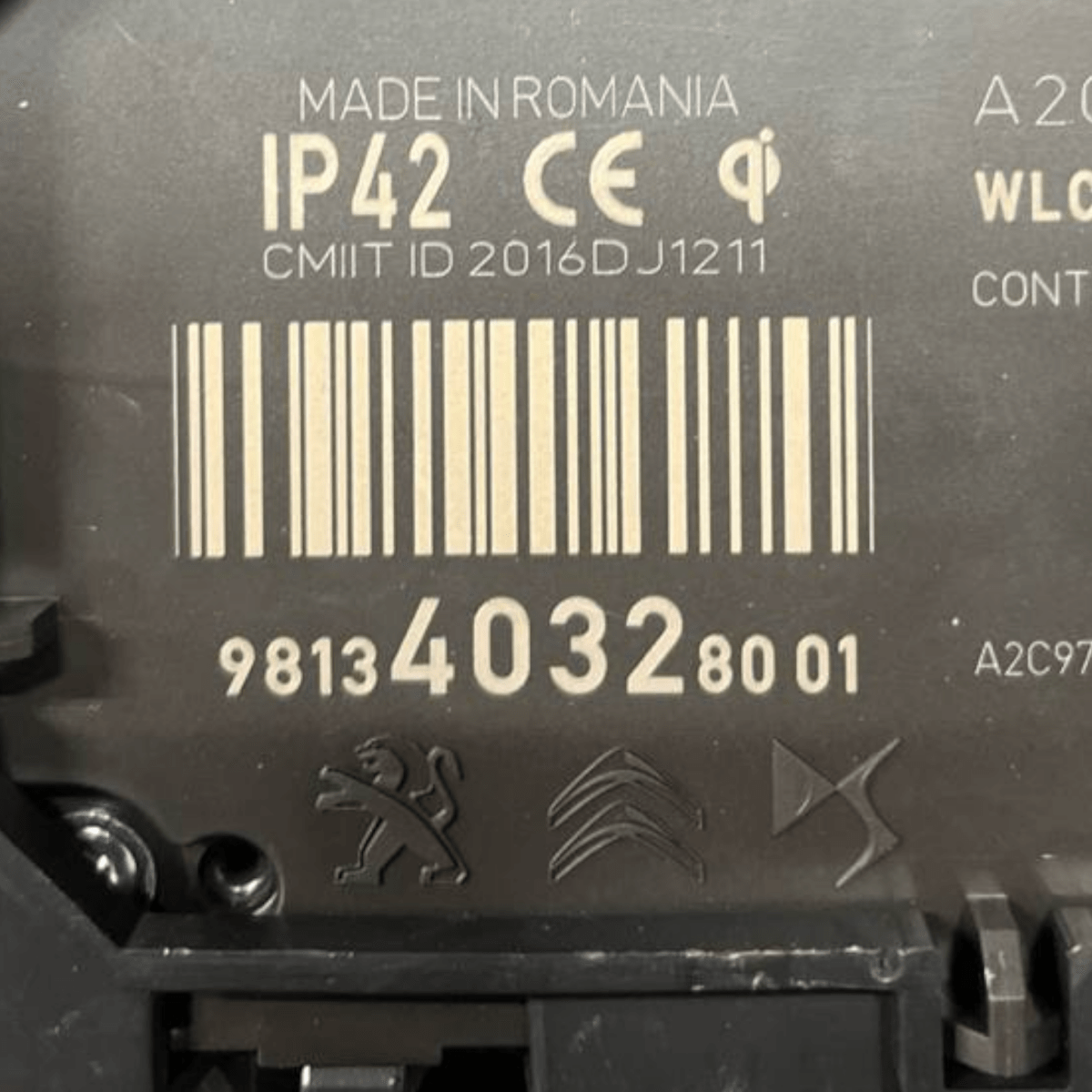 Base Ricarica Wireless + Vano Portaoggetti DS7 Crossback (2017 - ) cod: 981340328001 - F&P CRASH SRLS - Ricambi Usati
