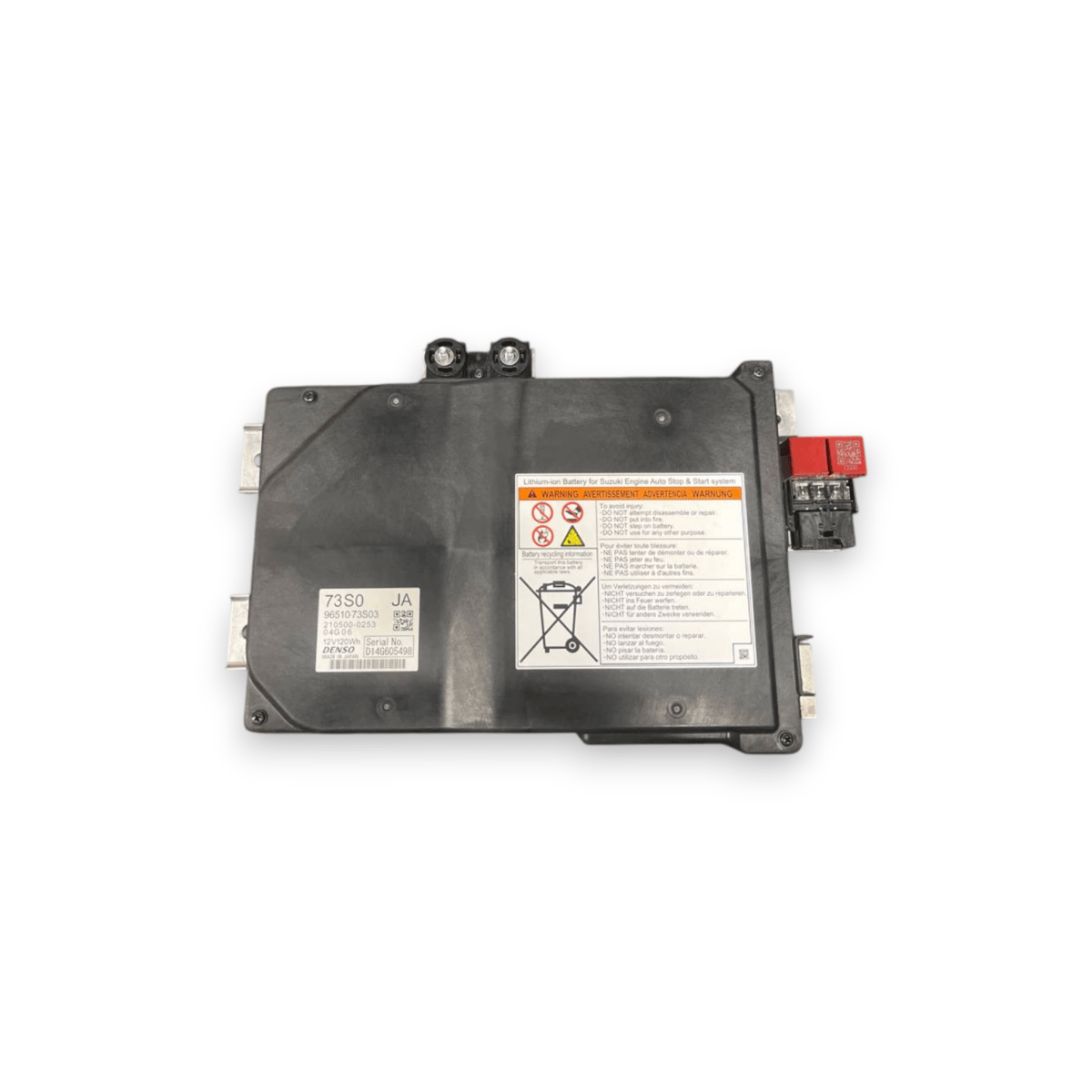 Batteria Ibrida Suzuki Swift VI 1.2 Benzina - Hybrid (2017 al 2023) cod: 96510 - 73S03 - F&amp;P CRASH SRLS - Ricambi Usati