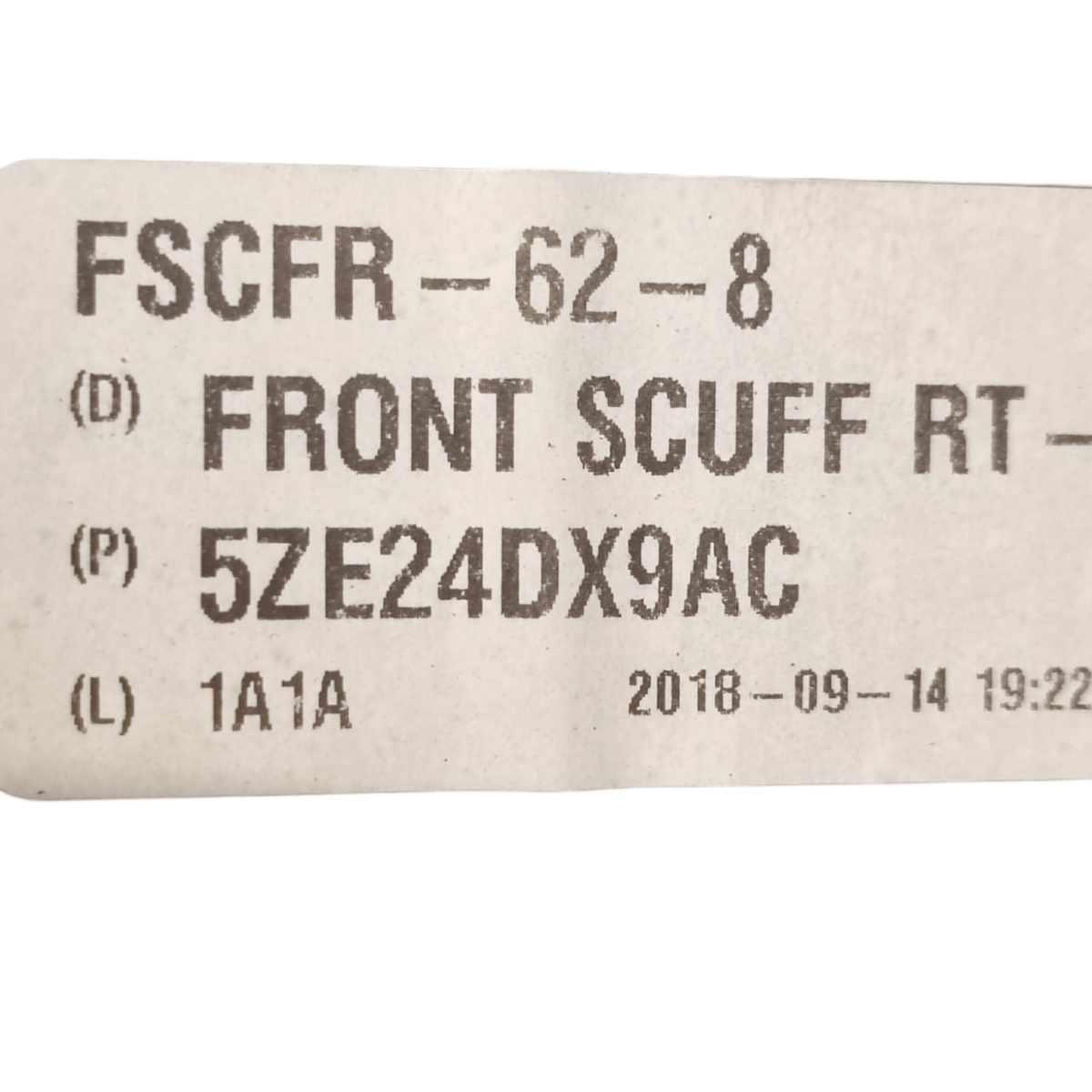 Battitacco anteriore destra jeep cherokee kl cod: 5ze24dx9ac (2019 - 2023) - F&P CRASH SRLS - Ricambi Usati
