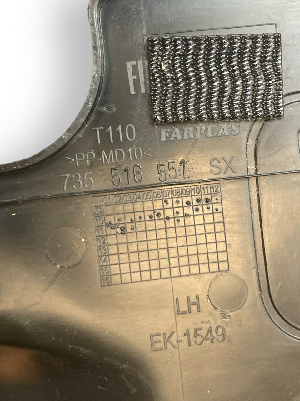 battitacco sinistro fiat doblo (2009 - 2022) cod:735516551 - F&P CRASH SRLS - Ricambi Usati