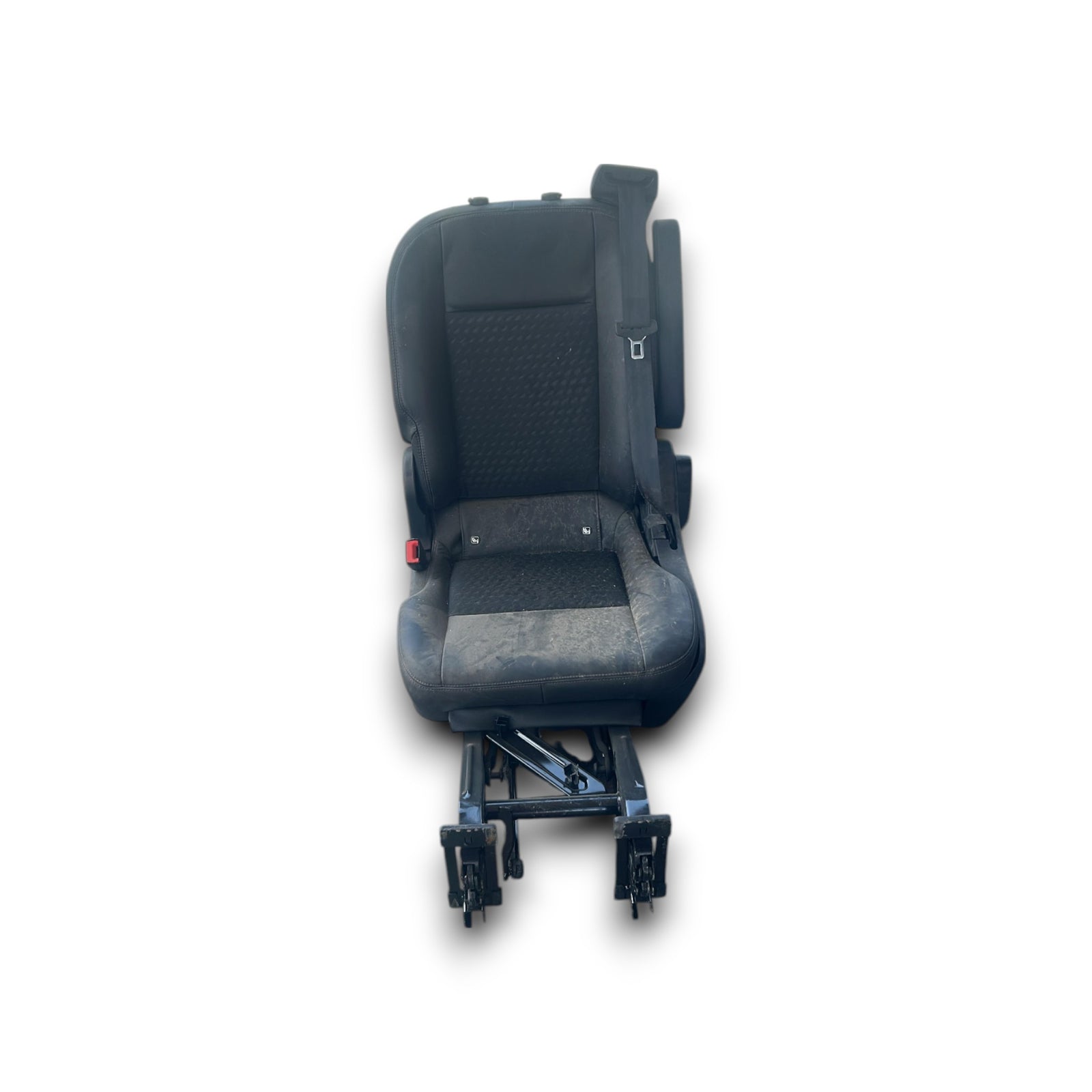 Sedile posteriore passeggero in stoffa e pelle nero Ford Tourneo Custom I (2018 > 2023) 8 posti