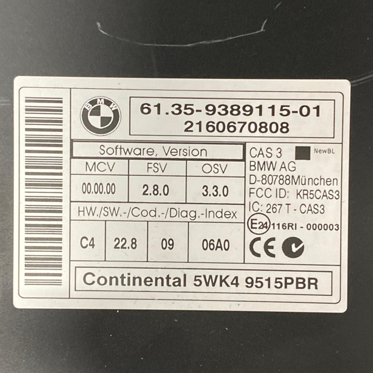 Centralina / modulo comfort mini paceman (2012-2016) Cod: 5wk49515pbr