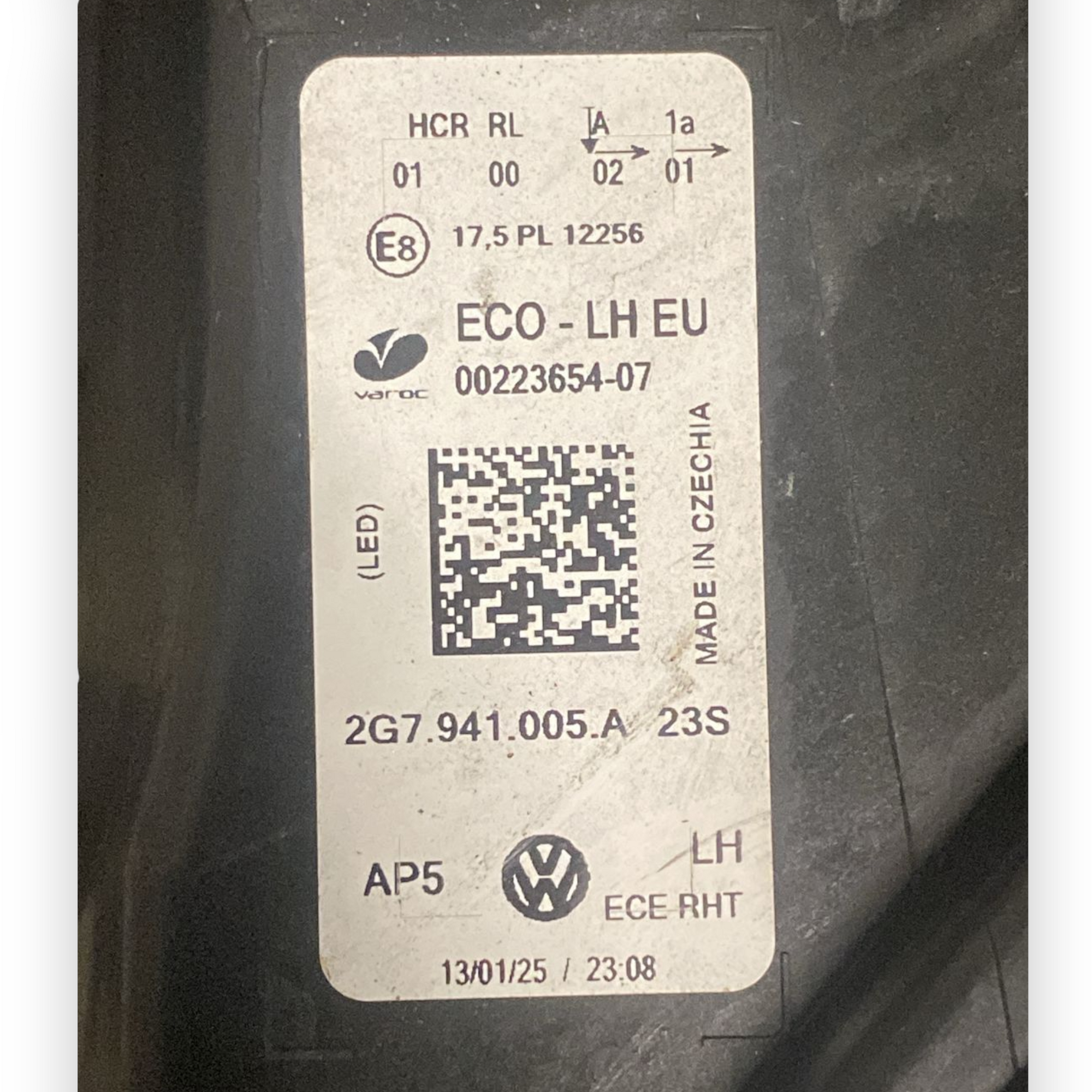 Linker voor led-koplamp (sx) volkswagen taigo cod:2g7941005a (2020-) 