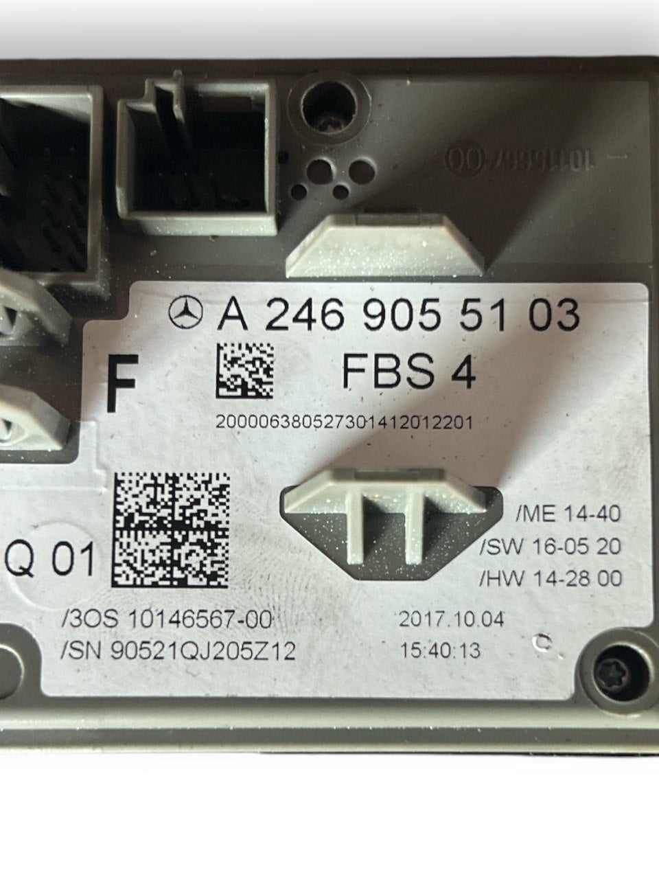 Blocchetto Accensione + Chiave Mercedes Benz Classe A (W176) (A45) (AMG) cod.A2469055103 (2012 > 2018) - F&P CRASH SRLS - Ricambi Usati