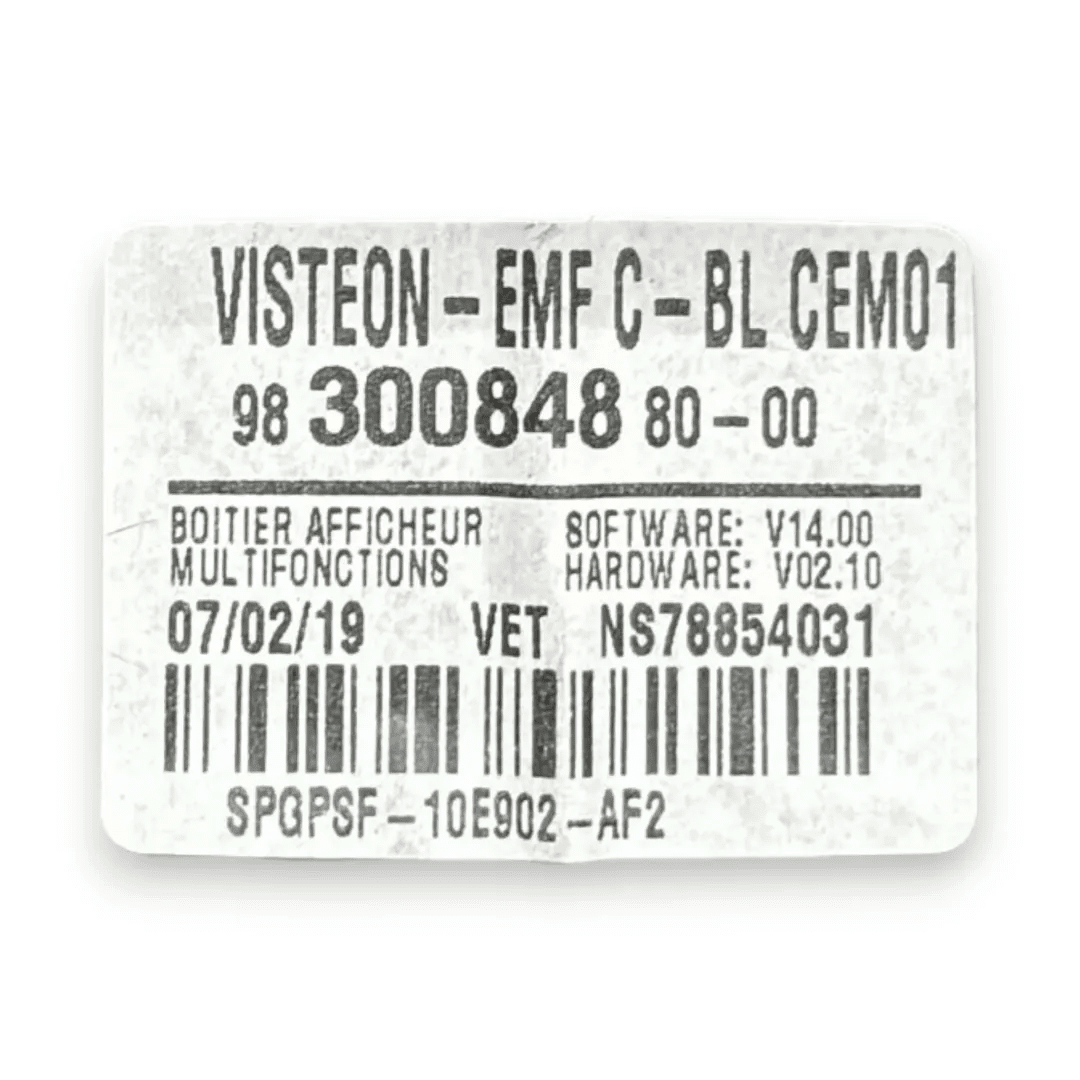Blocco comandi autoradio Opel Combo OEM 98392691ZD - F&P CRASH SRL - Ricambi Usati