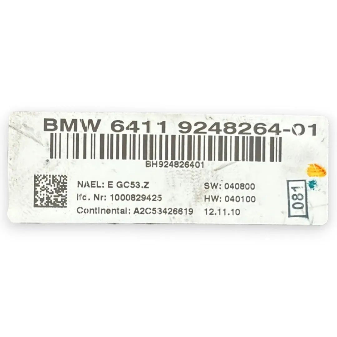 Blocco comando climatizzazione BMW X3 F25 OEM 64119312722 - F&P CRASH SRL - Ricambi Usati