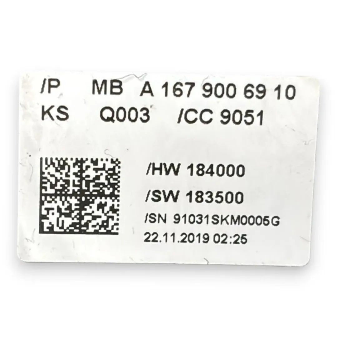 Blocco comando volante luci Mercedes-Benz Classe GLE V167 cod. A1679006910 - F&P CRASH SRL - Ricambi Usati