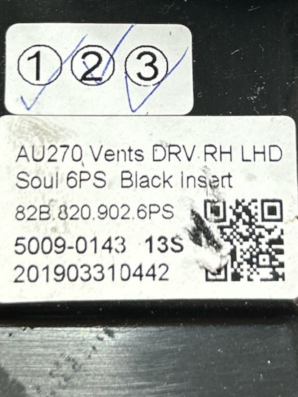 Bocchetta Aria Anteriore Destra Audi A1 (GB) (2018 > ) cod.82B820902 - F&P CRASH SRLS - Ricambi Usati