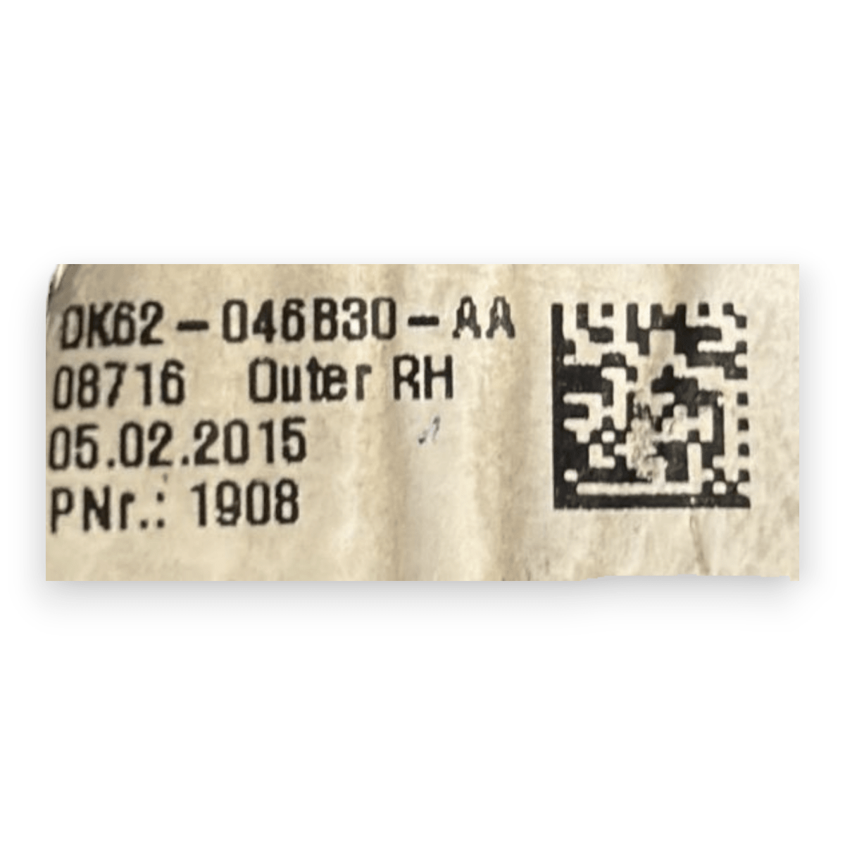 Bocchetta aria anteriore destra (dx) range rover sport L494 cod:dk62 - 046b30 - aa (2013 - 2022) - F&P CRASH SRL - Ricambi Usati