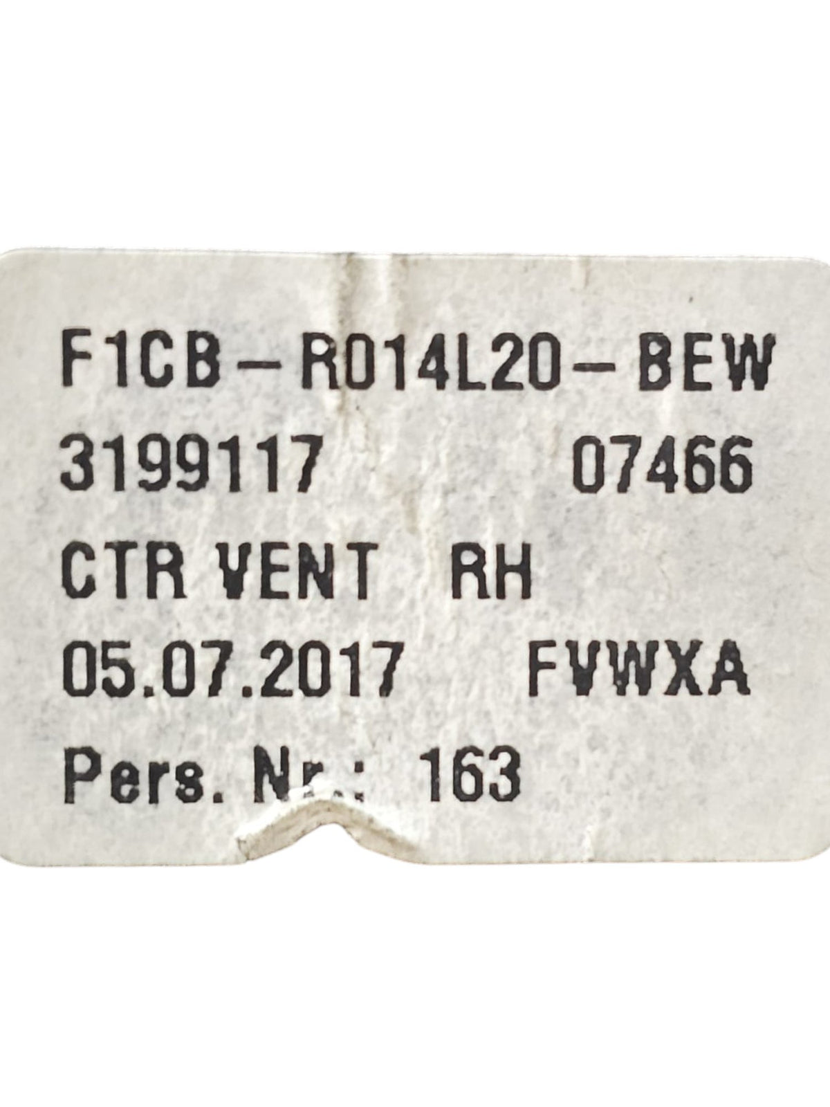 Bocchetta Aria Anteriore Destro Ford Kuga Cod:F1CB - R014L20 - BEW (2012 - 2019) - F&P CRASH SRLS - Ricambi Usati