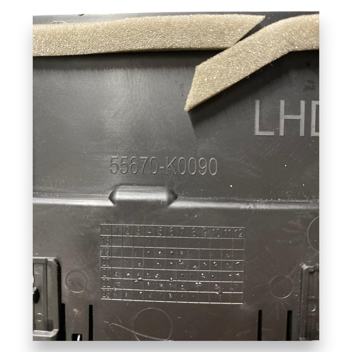 Bocchetta aria centrale Toyota Yaris Cross (2020 - ) Cod: 55670 - k0090 - F&P CRASH SRLS - Ricambi Usati