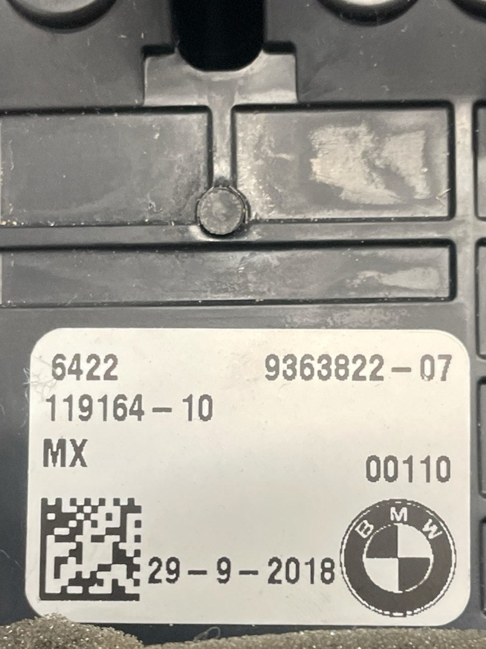 Bocchetta Aria Condizionata Centrale cod:9363822 BMW X3 (G01) (2017>) + Comandi Clima - F&P CRASH SRLS - Ricambi Usati