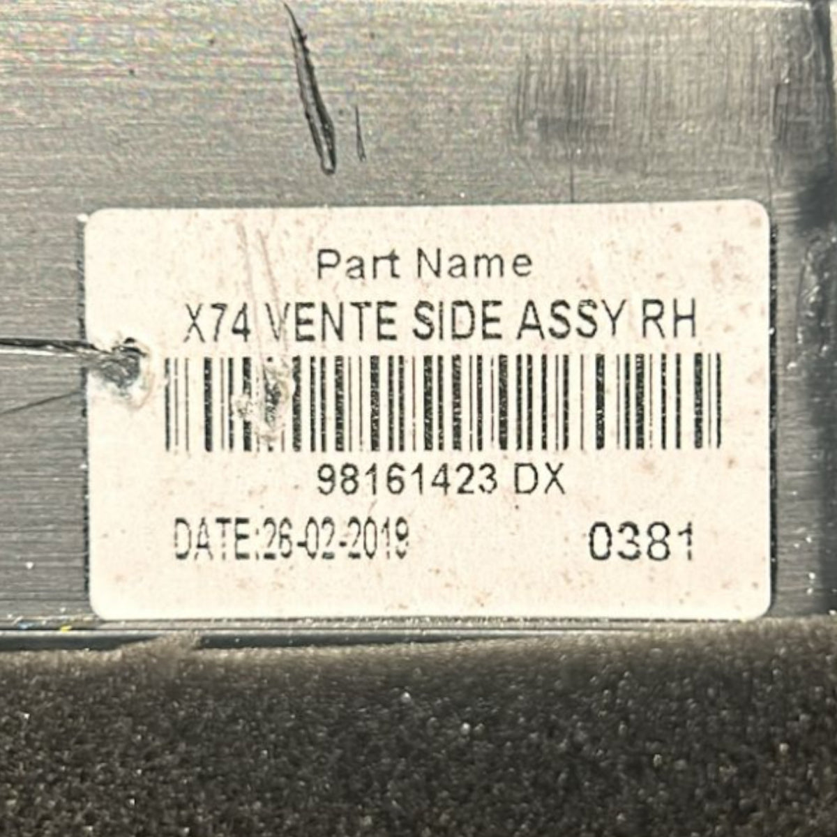 Bocchetta Aria Cruscotto Destra Citroen DS7 cod.98161423 (2017 > ) - F&P CRASH SRLS - Ricambi Usati