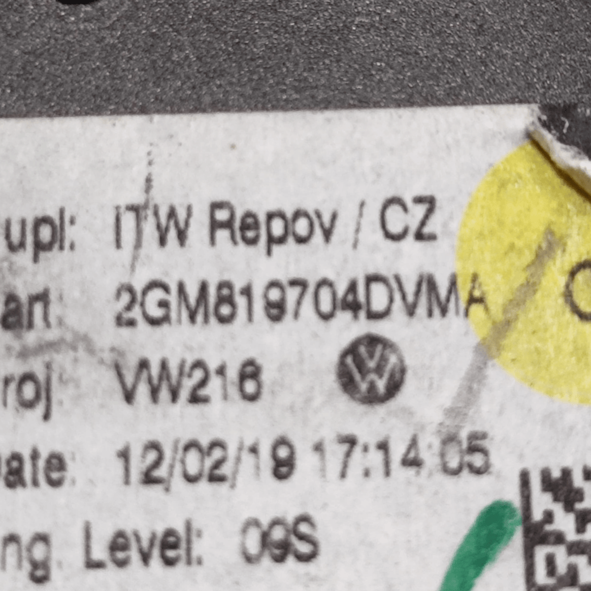 Bocchetta Aria Cruscotto Destro Volkswagen T - Cross COD: 2GM819704 (2019>) - F&P CRASH SRLS - Ricambi Usati