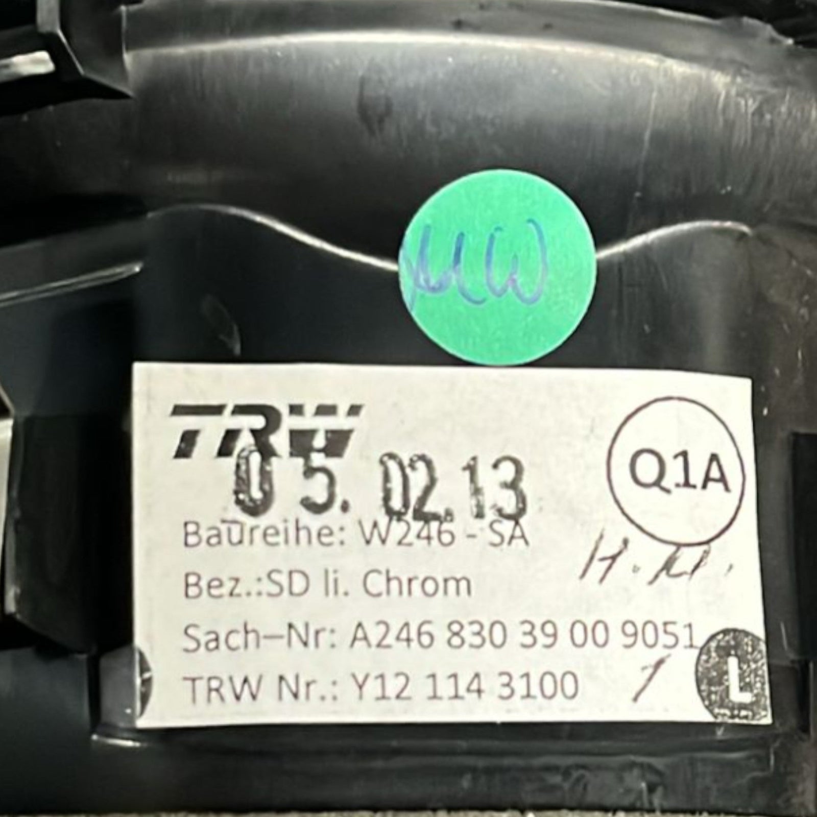 Bocchetta Aria Cruscotto Laterale Sinistro Mercedes Benz Classe B (W246) cod:A2468303900 (2011 >2019) - F&P CRASH SRLS - Ricambi Usati