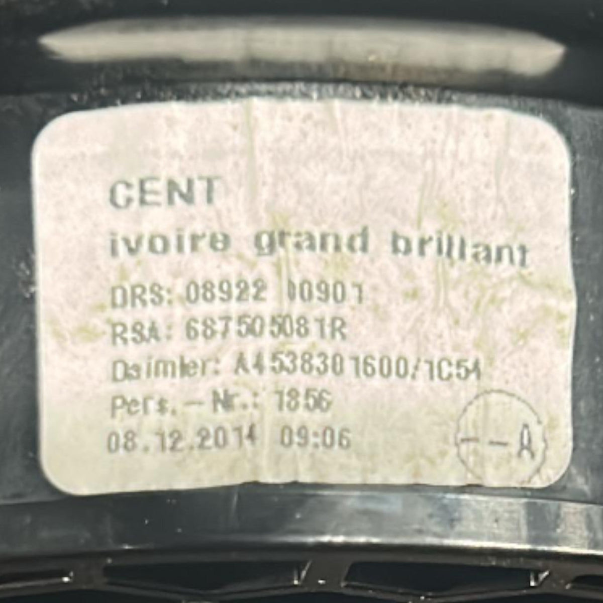 Bocchetta Aria Cruscotto Smart ForTwo (W453) cod.A4538301600 (2014 > 2023) - F&P CRASH SRLS - Ricambi Usati