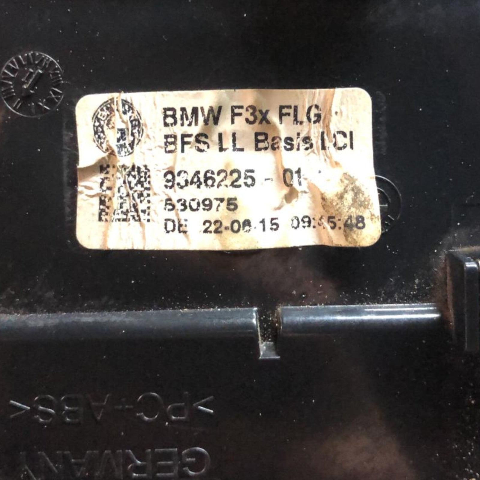 Bocchetta Aria destra Bmw Serie 3 (2012 > 2019) cod:9346225 - F&P CRASH SRLS - Ricambi Usati