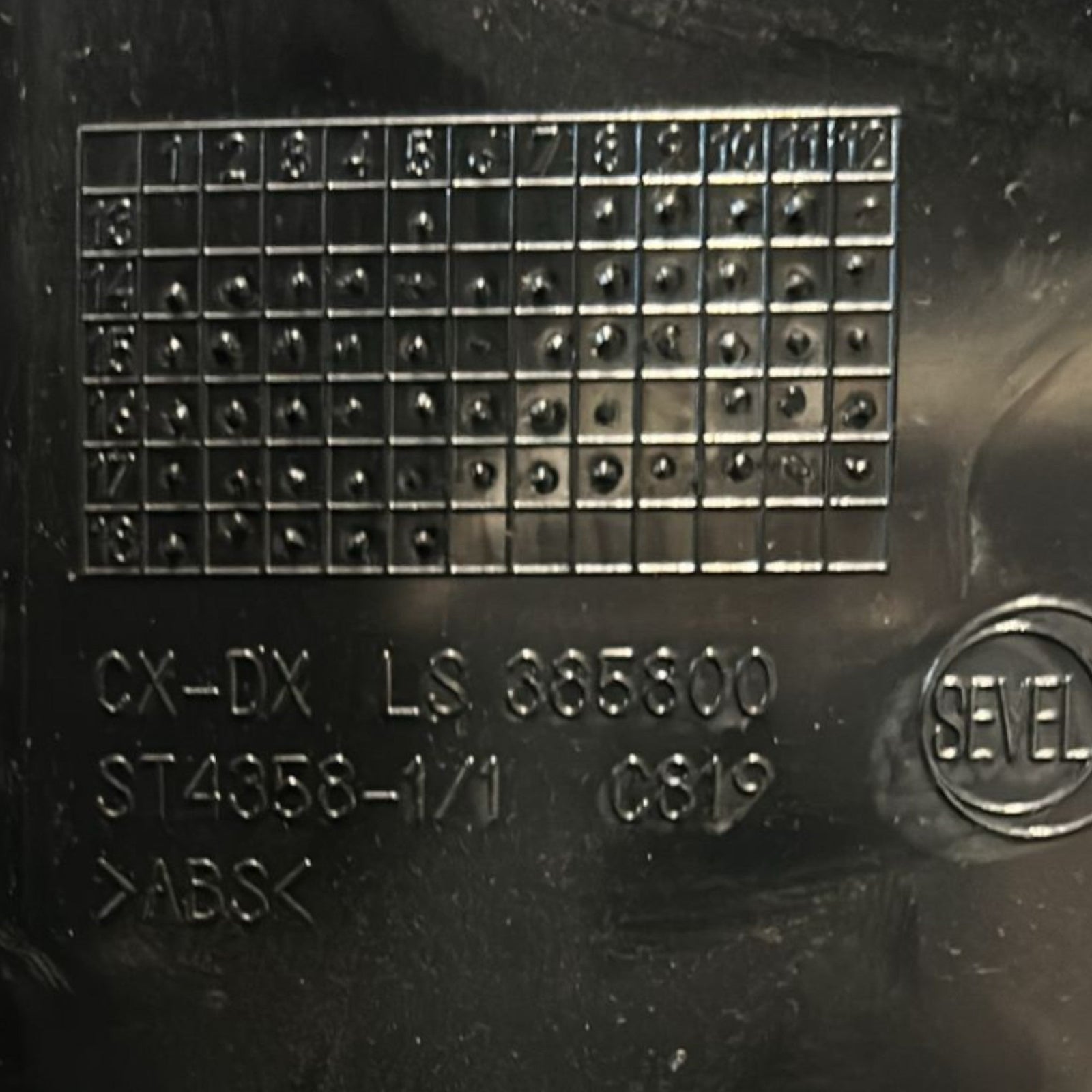 Bocchetta Aria destra Citroen Jumper III cod:385800 (2014 >) - F&P CRASH SRLS - Ricambi Usati