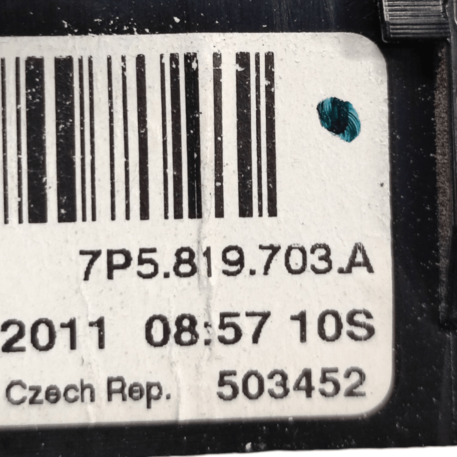 Bocchetta Aria Porsche Cayenne Anteriore Sinistro COD: 7P5819703A (2010 - 2017) - F&P CRASH SRLS - Ricambi Usati