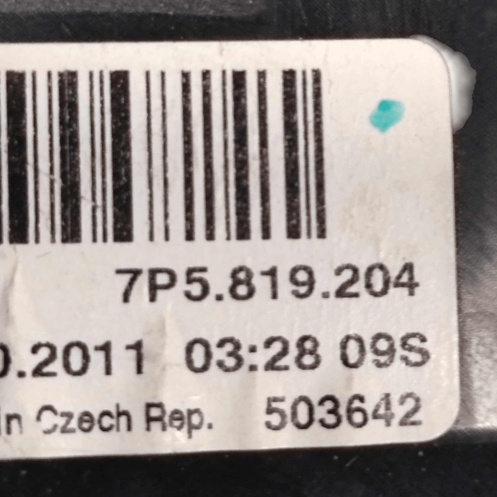 Bocchetta Aria Porsche Cayenne Posteriore Destro COD: 7P5819204 (2010 - 2017) - F&P CRASH SRLS - Ricambi Usati