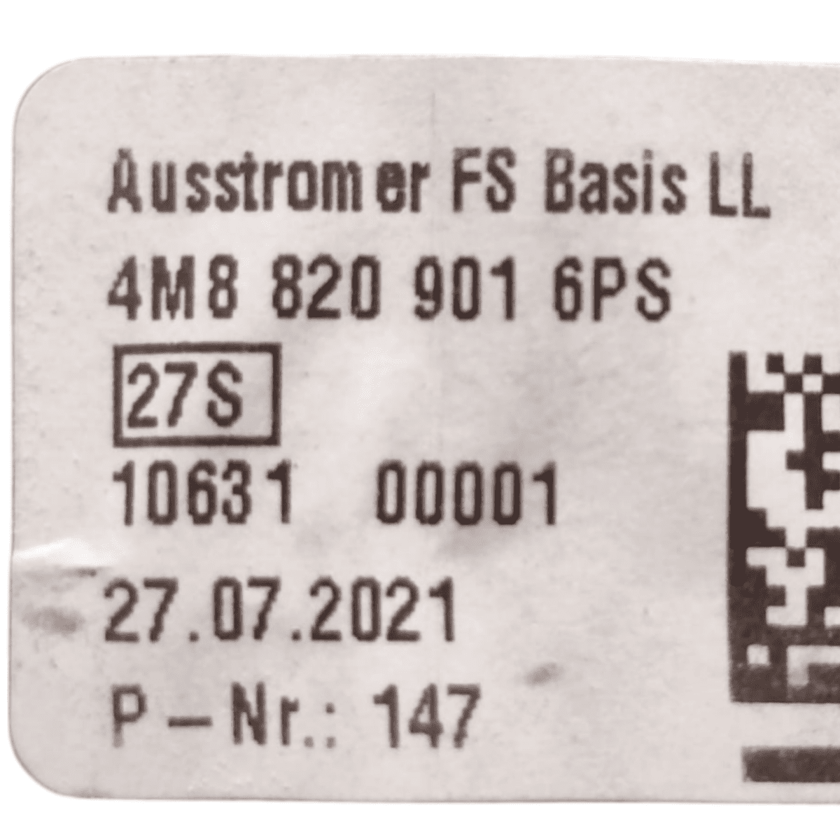 Bocchetta aria sinistra audi q8 cod: 4m8820901 (2018 - ) - F&P CRASH SRL - Ricambi Usati