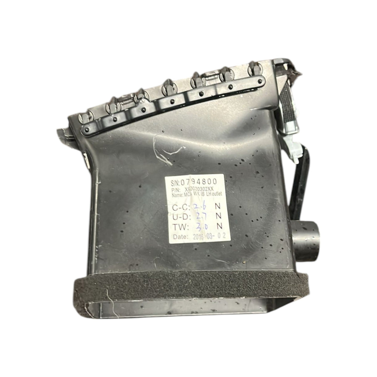 Bocchetta Aria Sinistra Jeep Cherokee KL cod:X90020302XX (2013 >2023) - F&P CRASH SRLS - Ricambi Usati