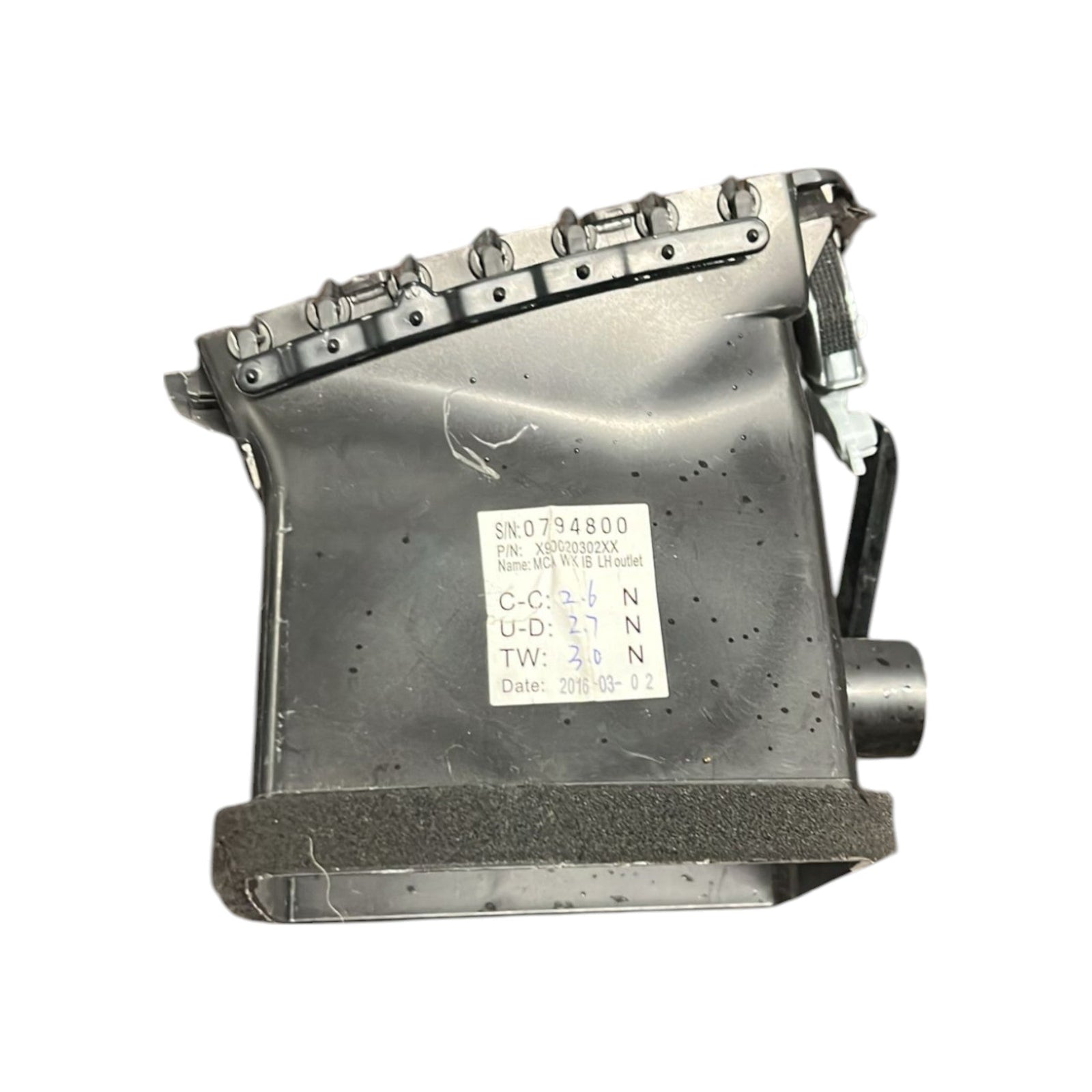 Bocchetta Aria Sinistra Jeep Cherokee KL cod:X90020302XX (2013 >2023) - F&P CRASH SRLS - Ricambi Usati