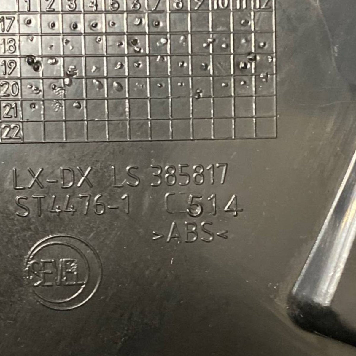 Bocchetta aria sinistra (sx) fiat ducato iii Cod: ls385817 (2014 - ) - F&P CRASH SRLS - Ricambi Usati