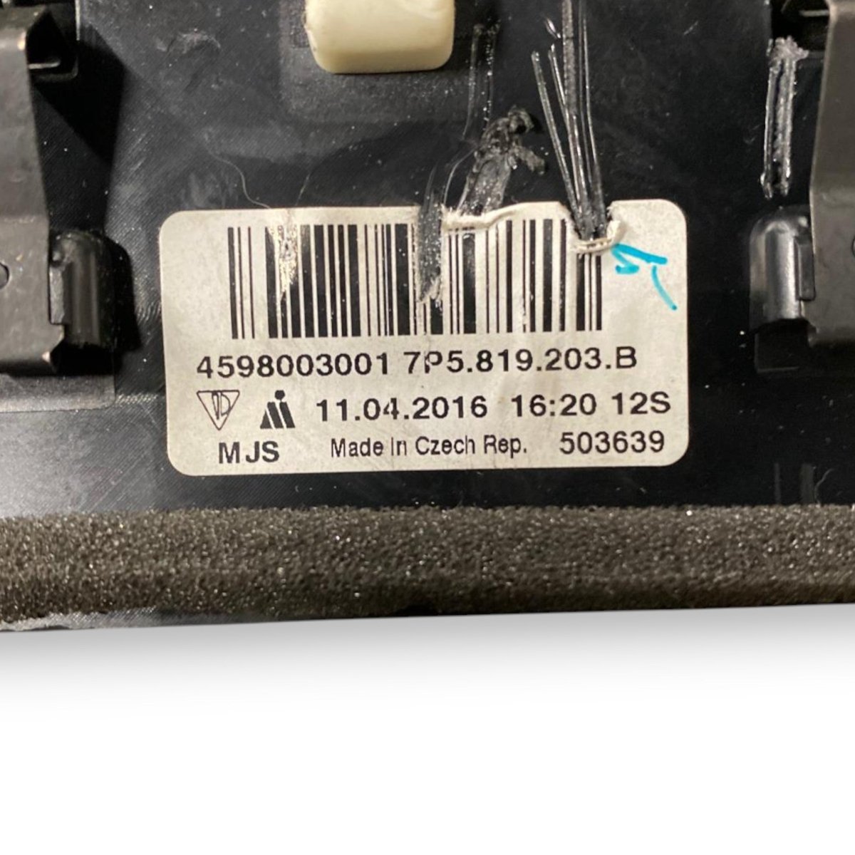 Bocchetta aria sinistra (sx) porsche cayenne 92a (2010 - 2017) Cod: 7p5819203b - F&P CRASH SRLS - Ricambi Usati