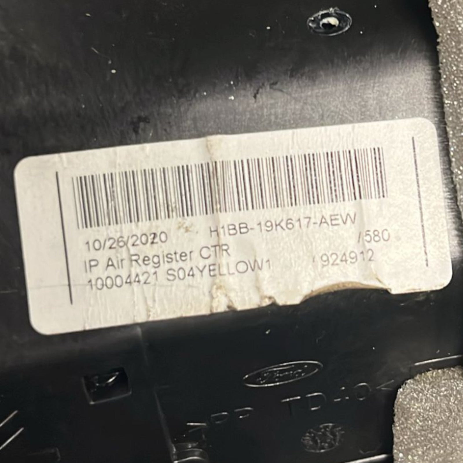 Bocchette Aria Centrale Ford Puma cod:H1BB - 19K617 - AEW (2019 >) - F&P CRASH SRLS - Ricambi Usati