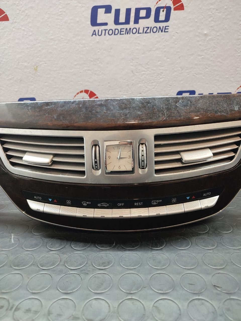 Bocchette aria centrali + comandi clima Mercedes classe S ( w221 ) cod A2219055200 - F&P CRASH SRLS - Ricambi Usati