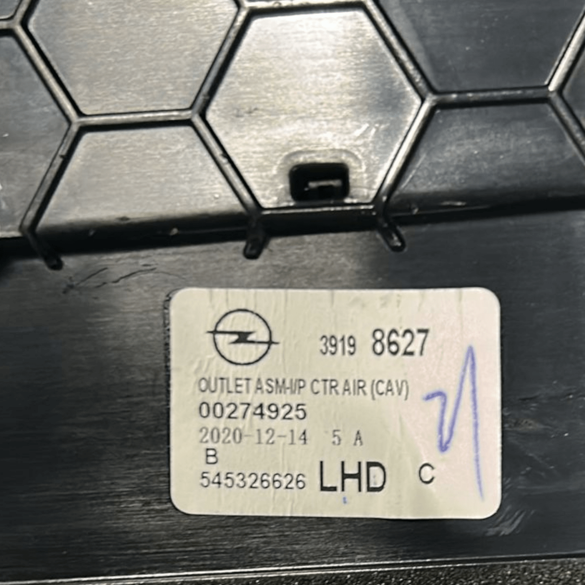 Bocchette aria centrali opel corsa f cod:39198627 (2019 >) - F&P CRASH SRL - Ricambi Usati