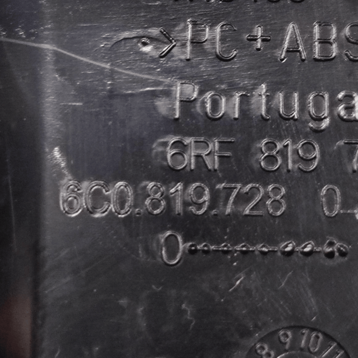 Bocchette Aria Console Centrale Volkswagen Polo COD: 6C0819728 (2009 - 2017) - F&P CRASH SRLS - Ricambi Usati