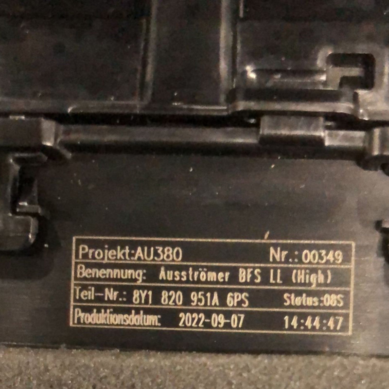 Bocchette Aria Cruscotto Centrali Audi A3 8Y (2020 >) cod:8Y1820951A - F&P CRASH SRLS - Ricambi Usati