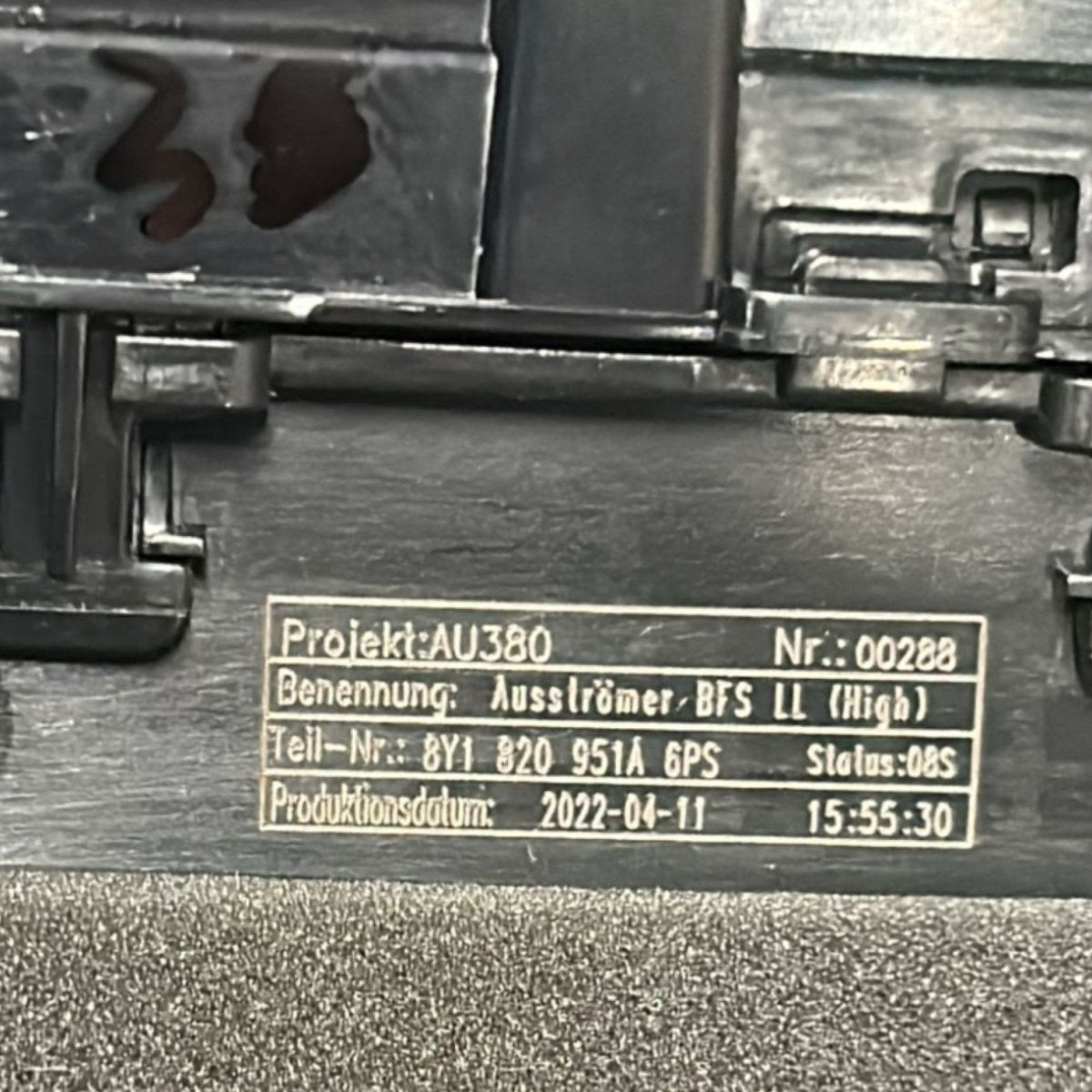 Bocchette aria cruscotto centrali audi a3 8y cod:8Y1820951A (2021 >) - F&P CRASH SRLS - Ricambi Usati