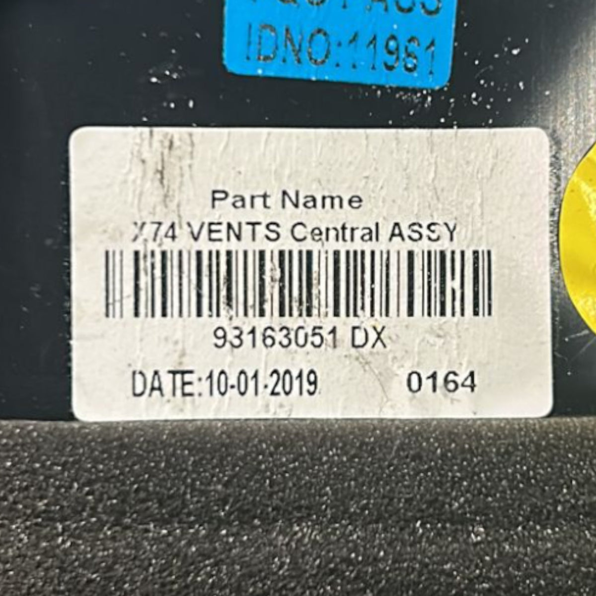 Bocchette Aria Cruscotto Centrali Citroen DS7 cod.98163051 (2017 > ) - F&P CRASH SRLS - Ricambi Usati