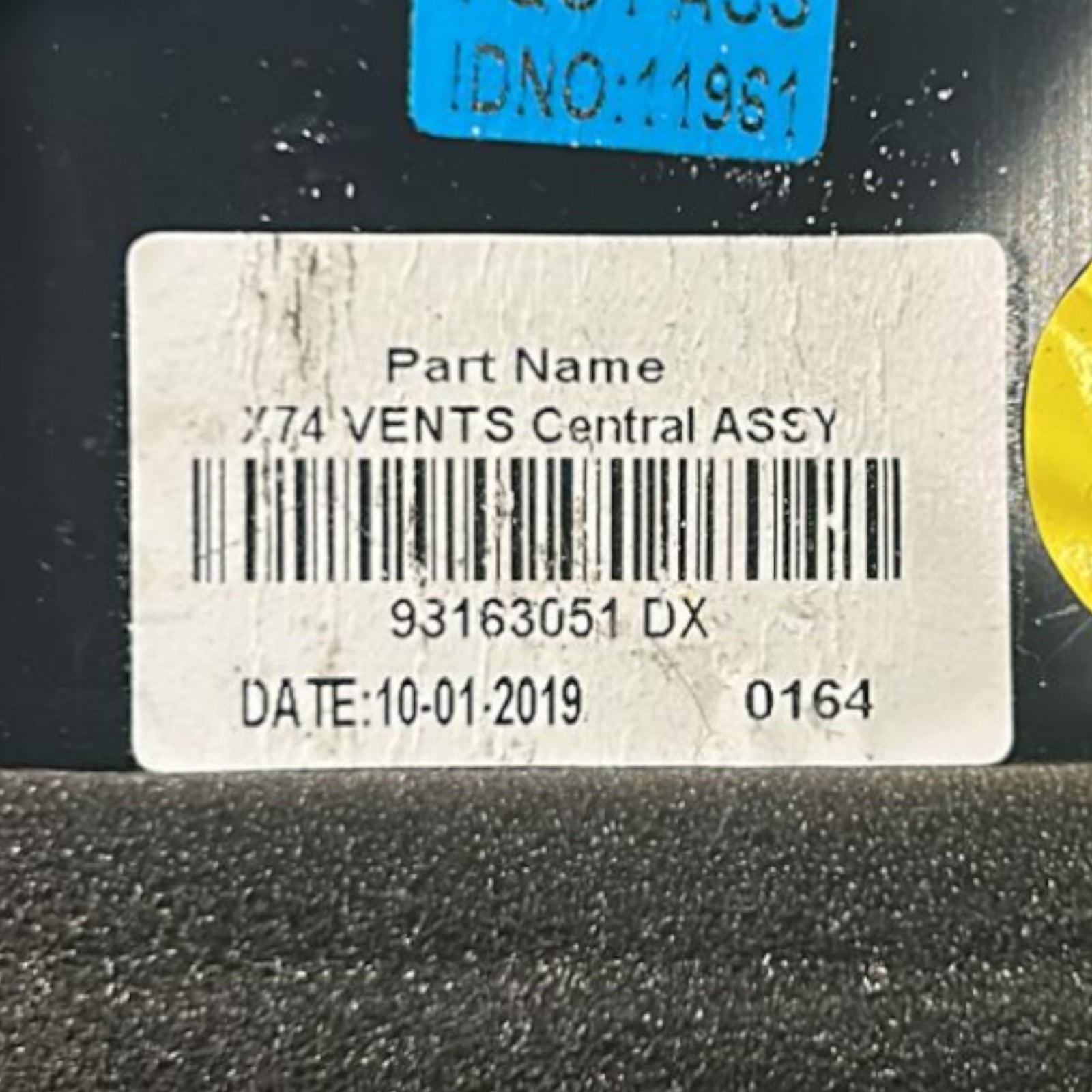 Bocchette Aria Cruscotto Centrali Citroen DS7 cod.98163051 (2017 > ) - F&P CRASH SRLS - Ricambi Usati