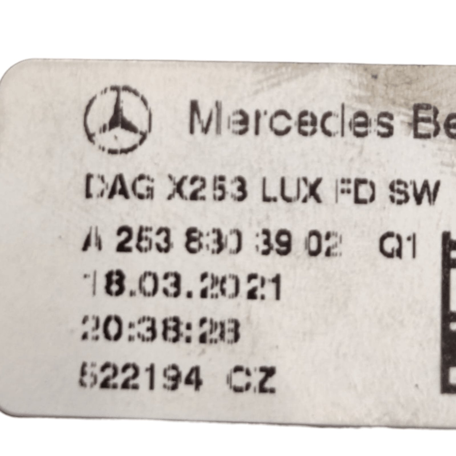 Bocchette Aria Posteriore Tunnel Centrale Mercedes GLC C253 COD: A2538303902 (2016 - 2023) - F&P CRASH SRLS - Ricambi Usati